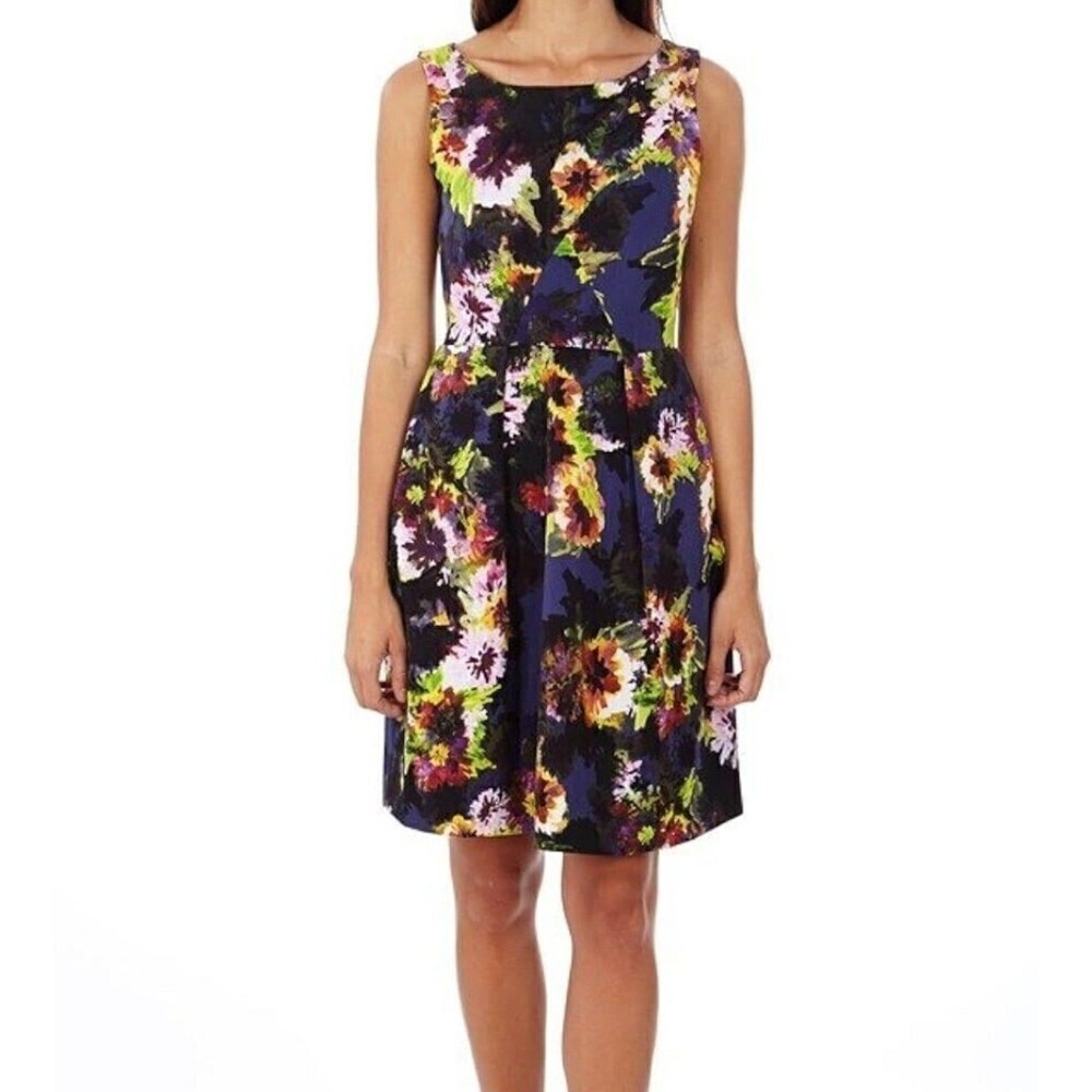 Cenia NY Women's Printed Fit and Flare Dress